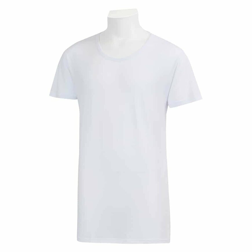 ワークマン公式 シン・呼吸するインナー半袖丸首 2枚組(ホワイト)