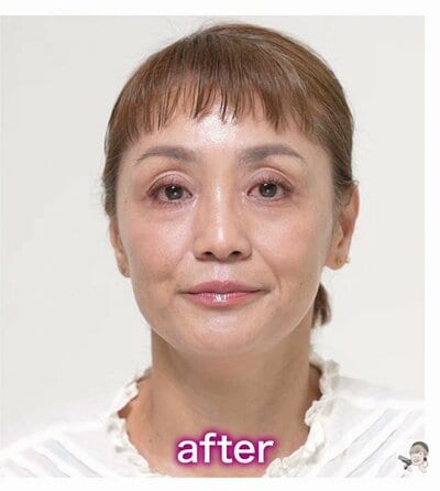 仕上がりのアフターカット