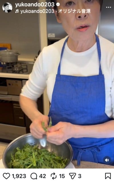 安藤優子のInstagram投稿