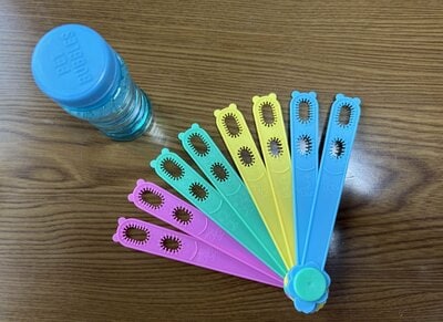 セリア、せんすしゃぼん玉商品画像