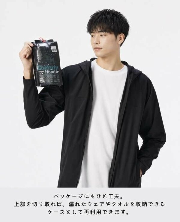 濡れたヤッケを補完する収納袋として再利用できる