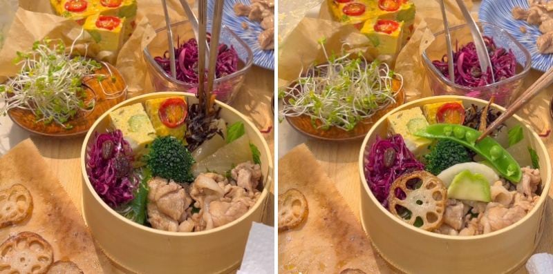 出所：@sakura_obento_