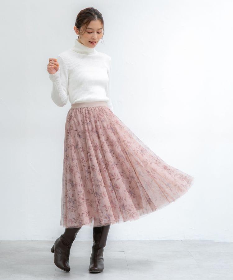 出所：ハニーズ公式通販 チュールスカート