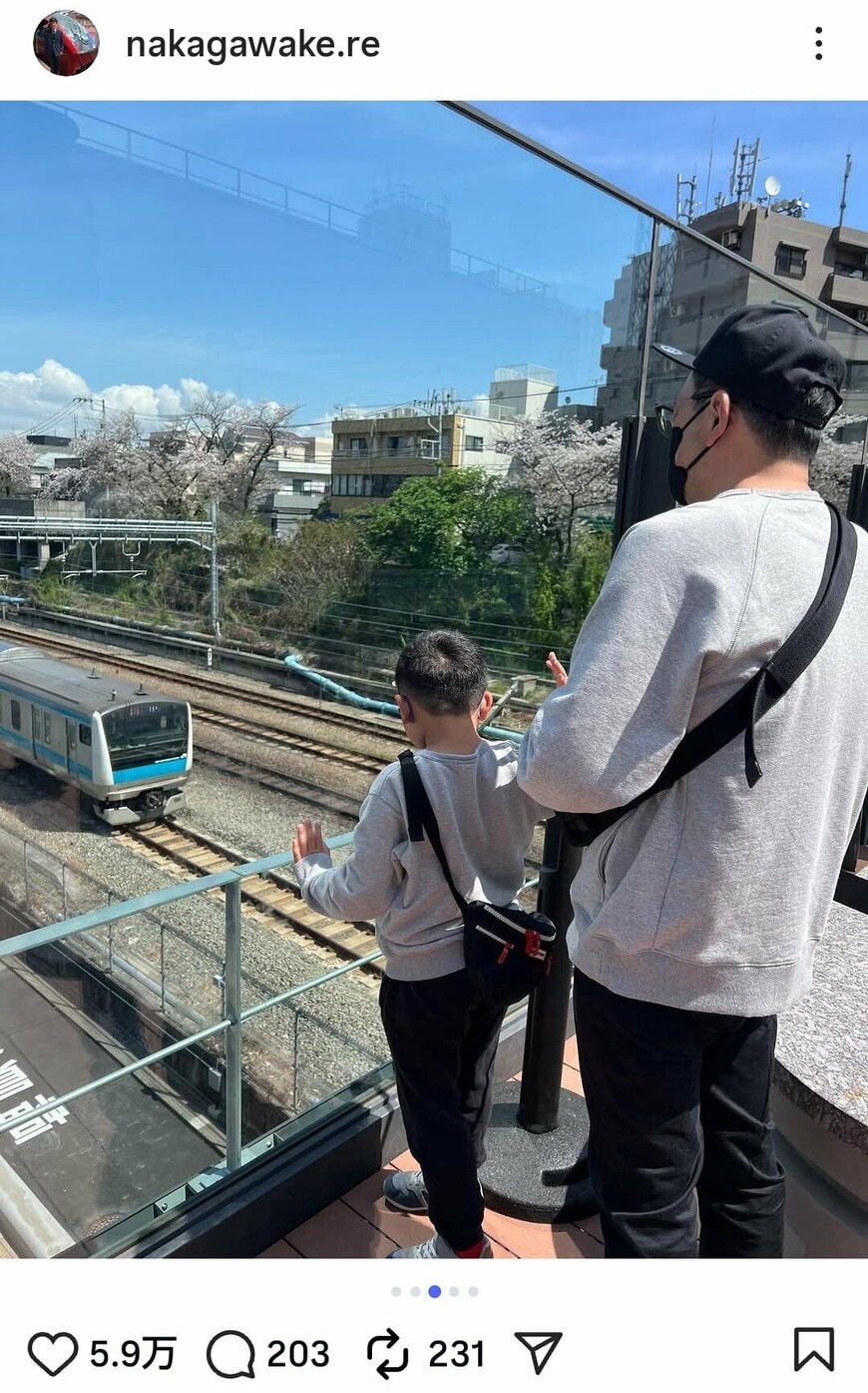 出所：中川家 礼二のInstagram（＠nakagawake.re）参照日：2026年4月21日