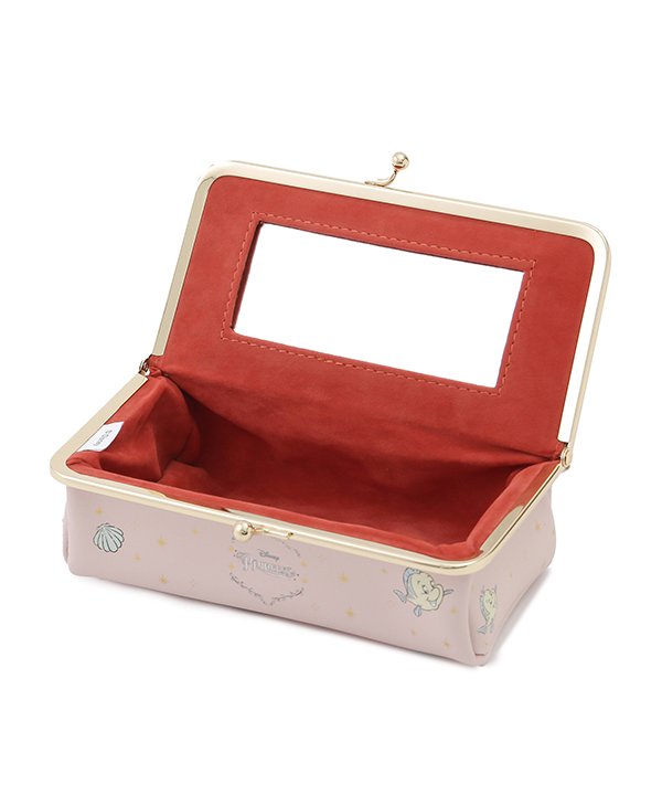 出所：3COINS　ミラー付きポーチＭ　¥550(税込)