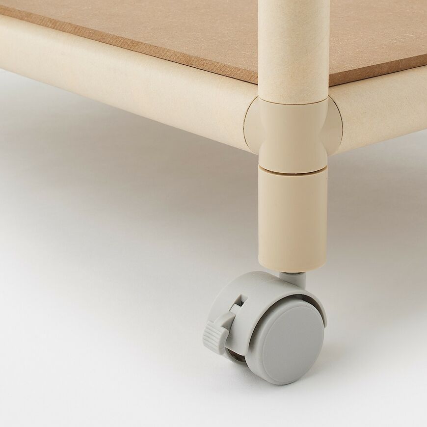 出所：無印良品 紙管ラック　2段×2列