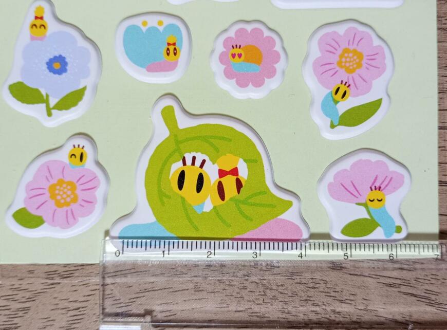 筆者撮影（キャンドゥ、ニャッキ！ ぷくっとシール）