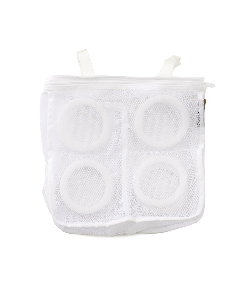 メッシュ状になったネットは風通しが良く、乾きやすい