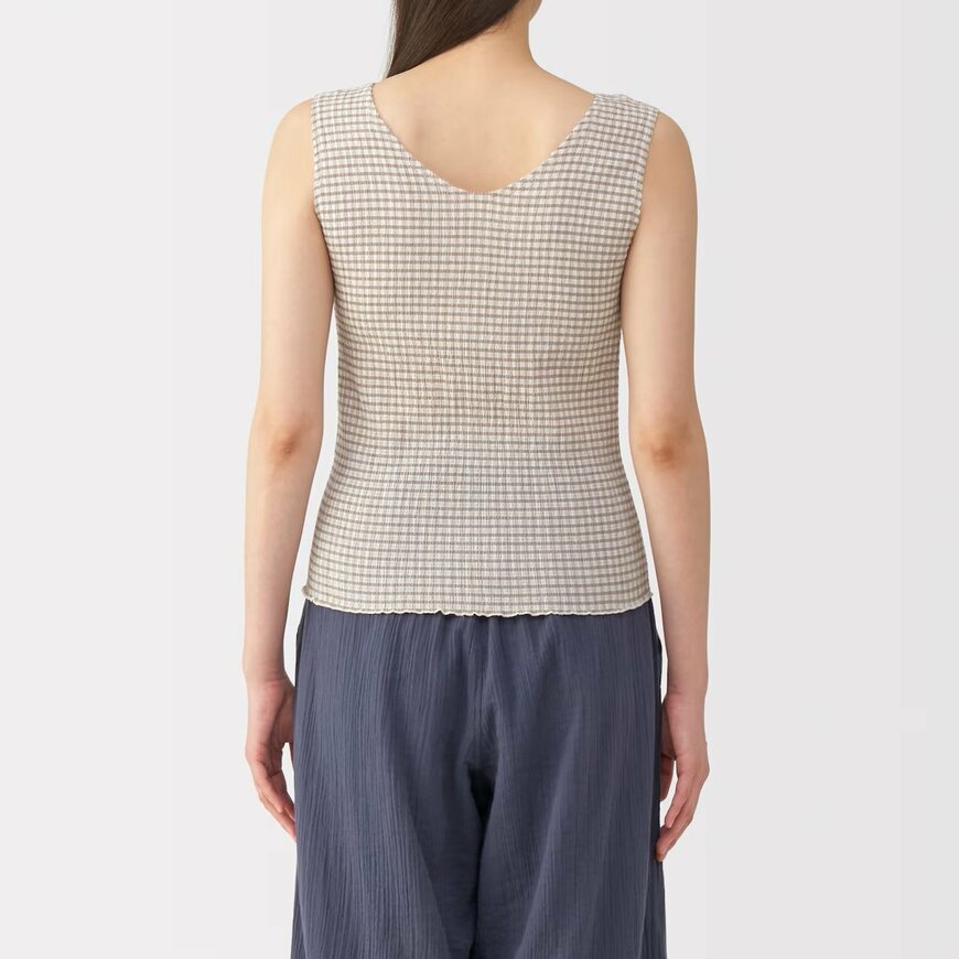 無印良品公式　婦人　サッカートリコットブラタンクトップの画像