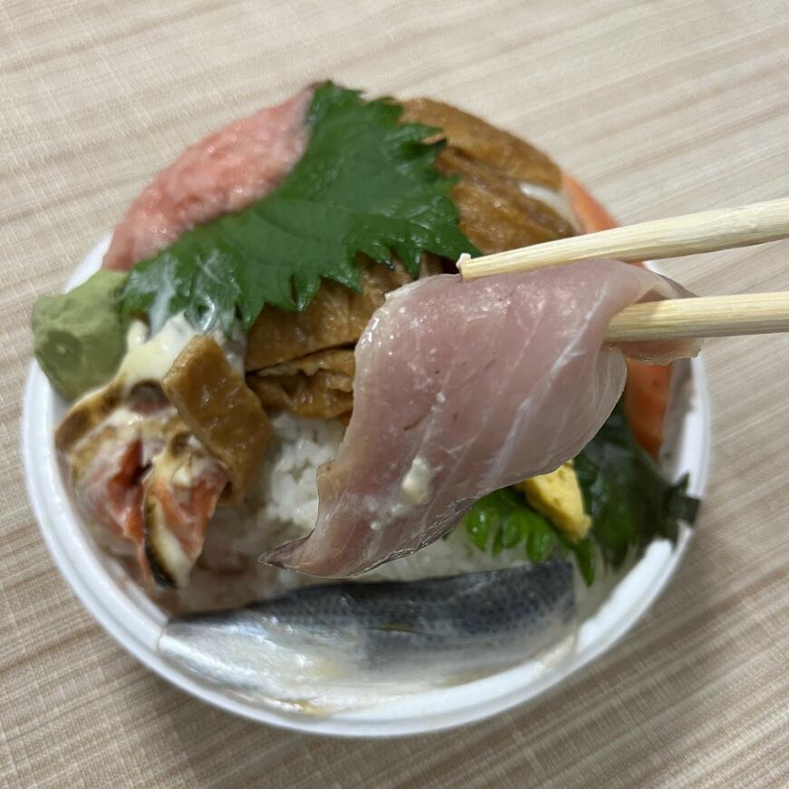 海鮮丼だからネタも新鮮！