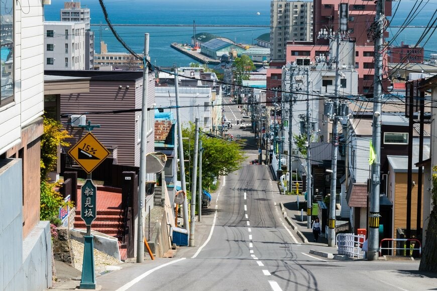 小樽の船見坂