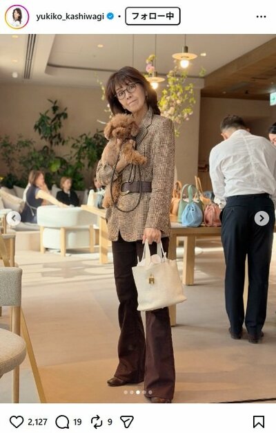 柏木由紀子のInstagram投稿