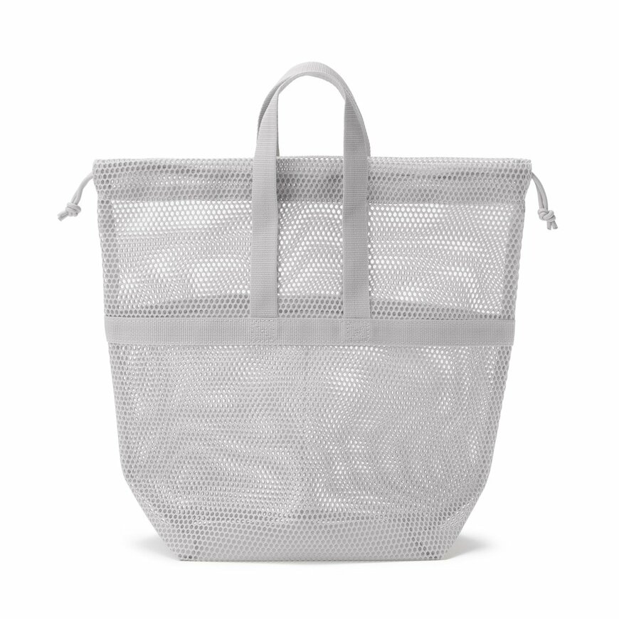 出所：無印良品ネットストア　立体メッシュ持ち手付き巾着