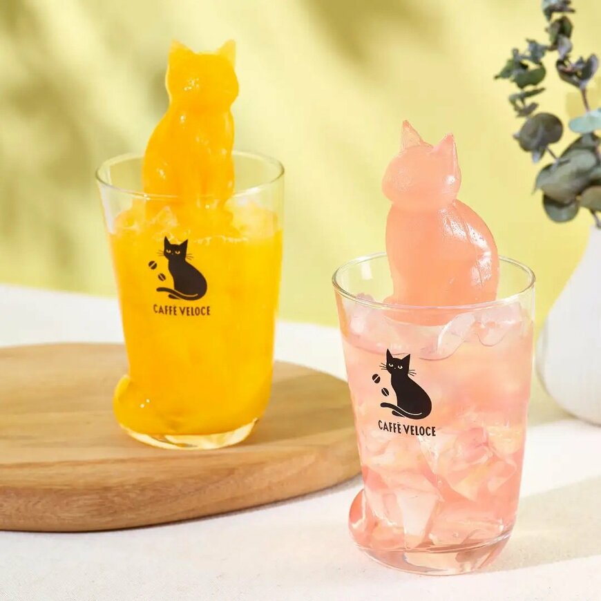 出所：カフェ・ベローチェ　黒ねこサマーバッグ2025