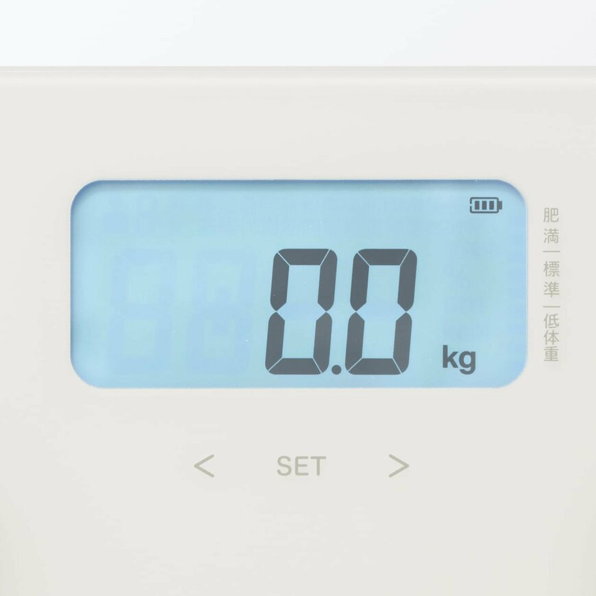 出所:無印良品公式 充電式 薄型体組成計