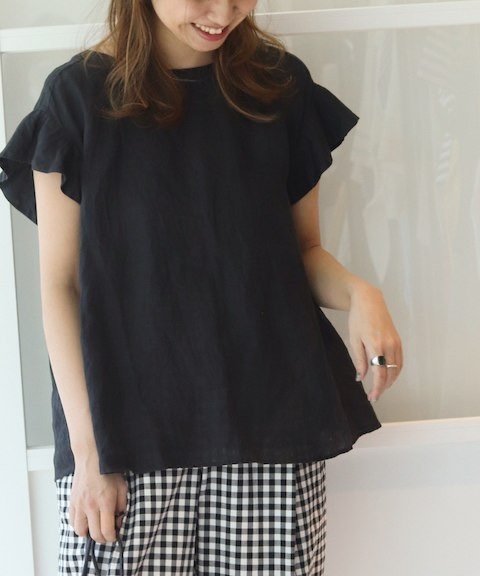 FRAMeWORK 広島店 / FRAMeWORK - フレンチリネン製品染めブラウス ¥11,340（税込）