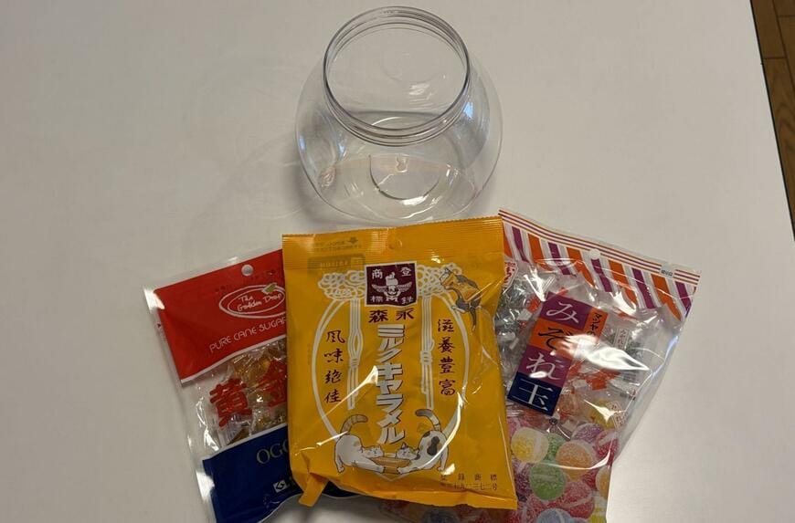 筆者撮影（セリア、PETキャンディポット1350mL）