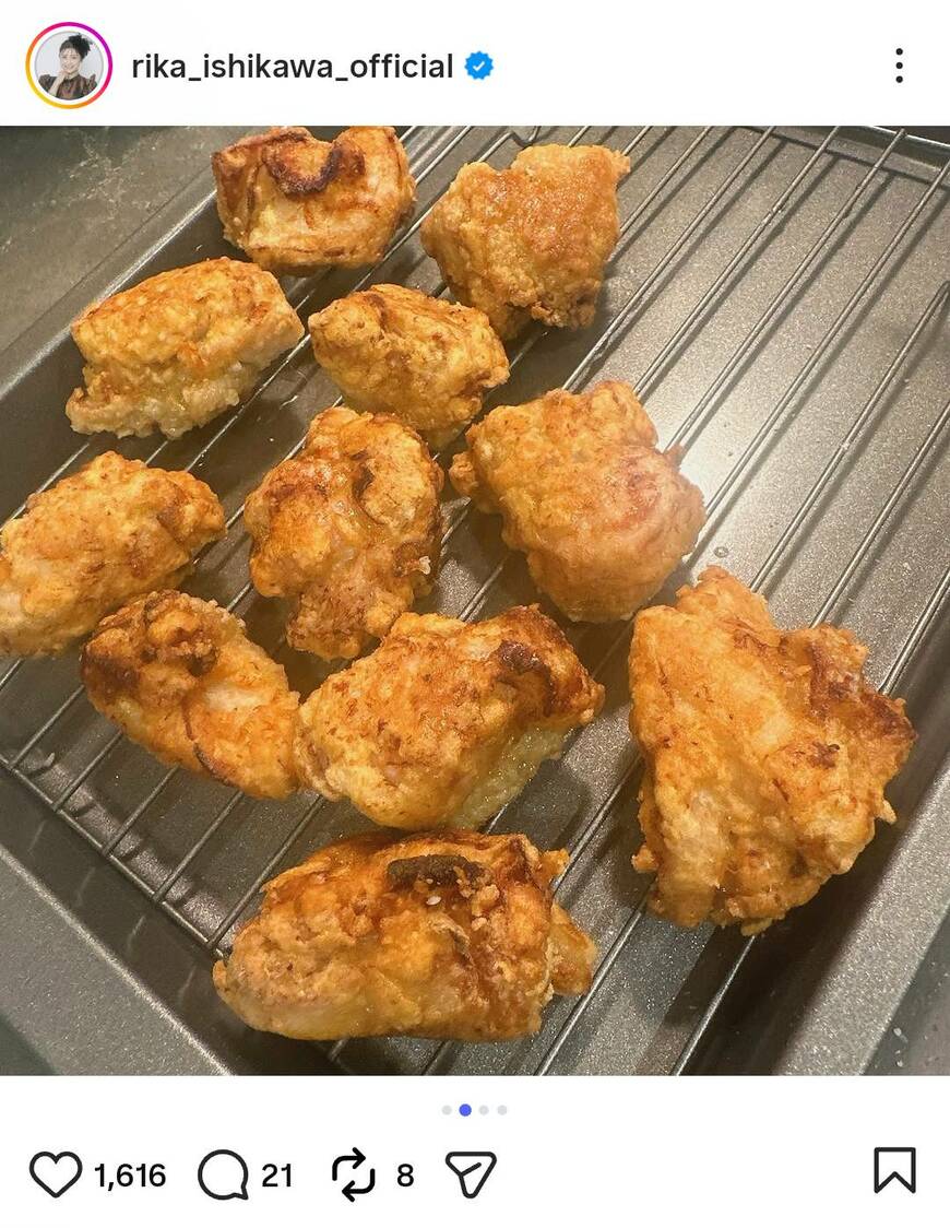 出所：石川梨華のInstagram（＠rika_ishikawa_official）参照日：2026年3月29日
