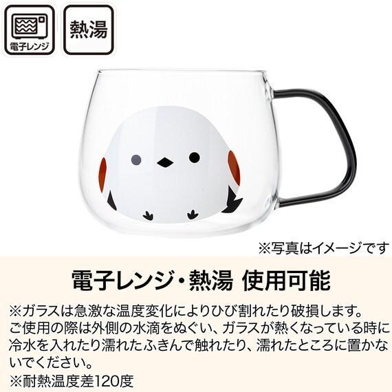 ニトリ公式通販ニトリネット 【デコホーム商品】耐熱ガラスマグ(シマエナガ DN04)　画像