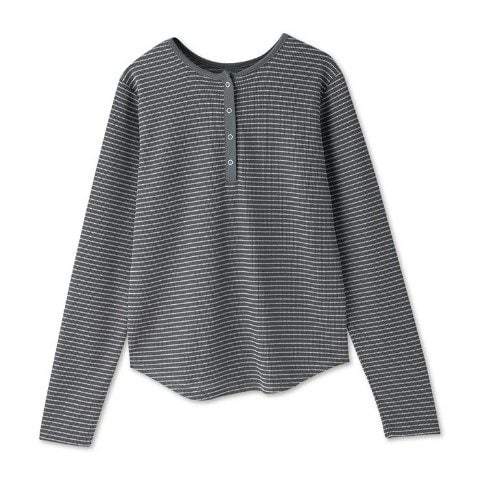 しまむら公式　レディース　テレコリブTシャツ（ぷーさん）　画像