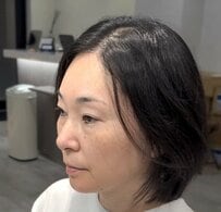【大変身】「お任せヘア」を希望していた女性が大胆イメチェン！「わけめの変更と前髪作成」でお悩みを解決