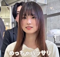 【韓国アイドル風ボブ】に憧れる超ロングの女性が…顔周りふんわりの“くびれボブ”に印象チェンジ「すご～い！」と歓喜