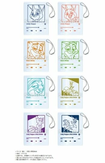 Disney go out collection アクリルキーホルダー （ランダム全8種）