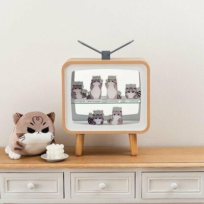 ニトリ公式ニトリネット 推し活コレクションラック(レトロテレビ)商品画像