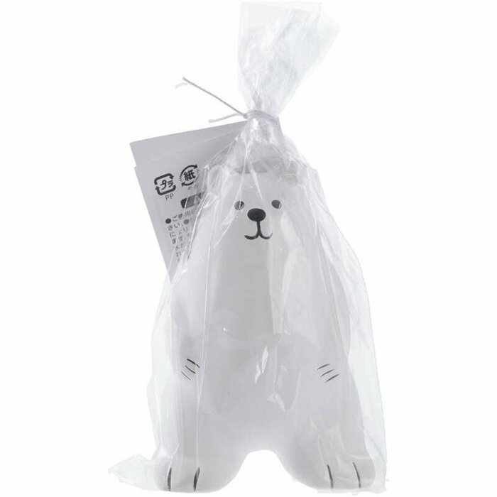 キャンドゥ公式 素焼き加湿ポット しろくま