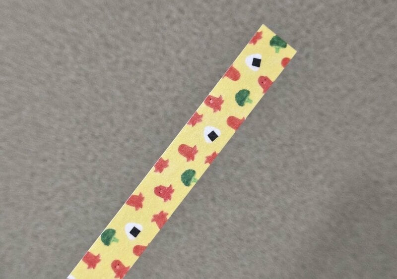 キャンドゥ、ほっこりタイムフレークシール 2 お弁当、筆者撮影