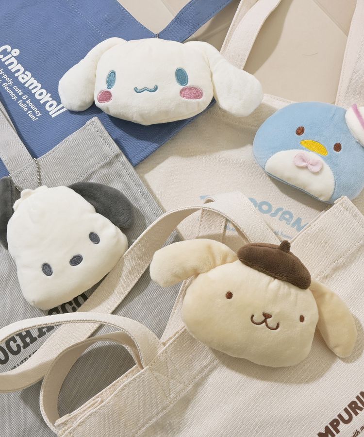 出所：ハニーズ公式通販 サンリオキャラクターズ/ポーチ付トート