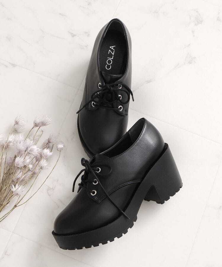 出所：ハニーズ公式通販・厚底マニッシュシューズ