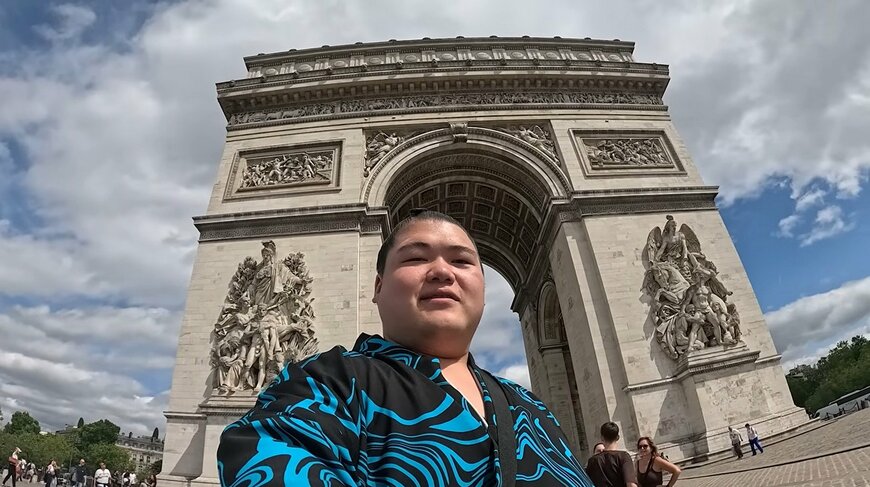 【王鵬関のパリ散歩】1本まるまる「王鵬関」フランス巡業でパリの街をお散歩する王鵬がとってもチャーミングで楽しそう！王鵬クイズもわかるかな？