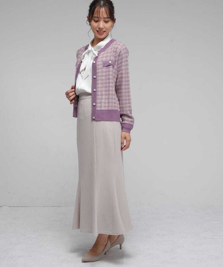 出所：ハニーズ公式通販・ツイード風カーデ