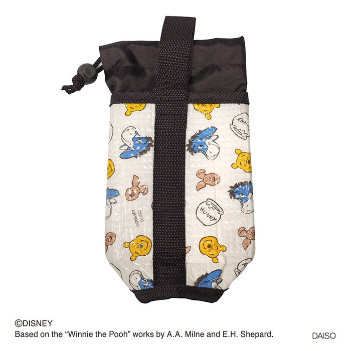 ダイソー公式　アルミペットボトルホルダー（くまのプーさん）