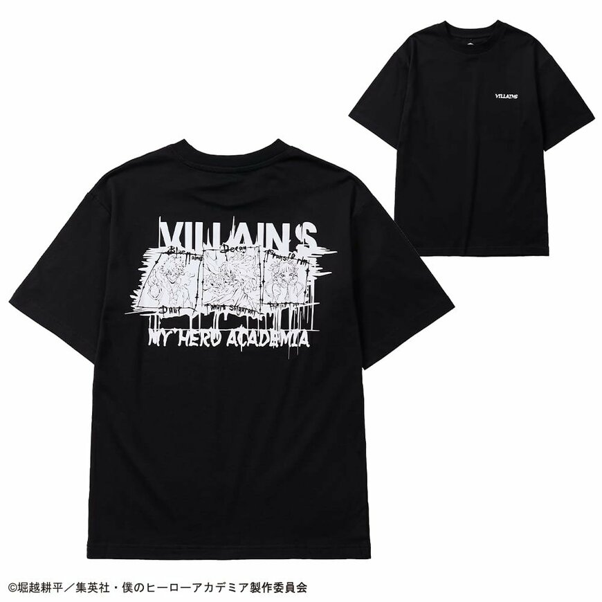 ワークマン 僕のヒーローアカデミア 半袖Tシャツ 1-A ヴィランズ
