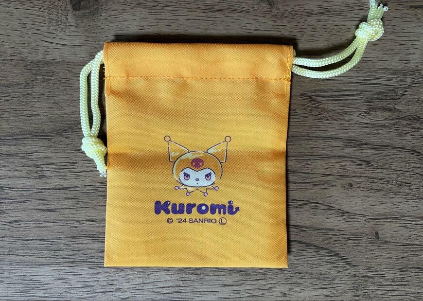 セリア　プチ巾着 KU カラフル