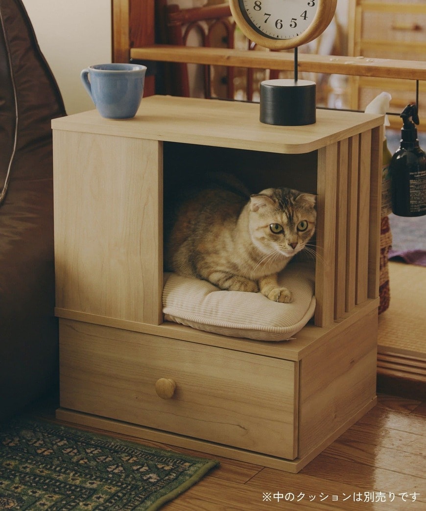 パルグループ公式ファッション通販サイト　ペットサイドテーブル／猫と暮らすの画像