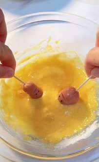 【プルコギ弁当】高校生男子＆旦那に作る、ニコッと笑う「ソーセー人」が話題