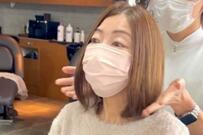 ボブスタイルの女性がさらに綺麗に大変身！　アフターに大満足の笑顔