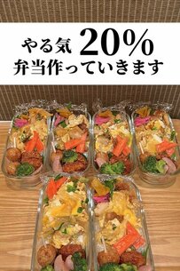 【主婦のやる気20％お弁当記録】冷食×ラップ活用『親子丼弁当』「ラップを挟むといいんですね」のコメントも