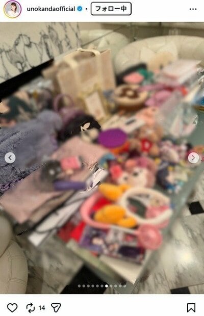 神田うののInstagram投稿