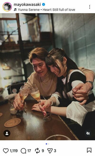 川﨑麻世のInstagram投稿