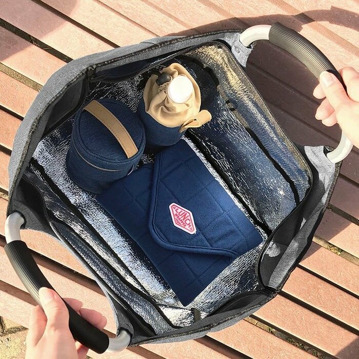 アルミハンドル保冷トート17L