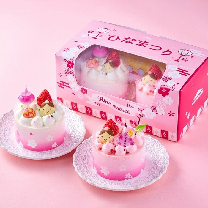 両方楽しみたい方には「桃の節句 ちいさなひなかざり」