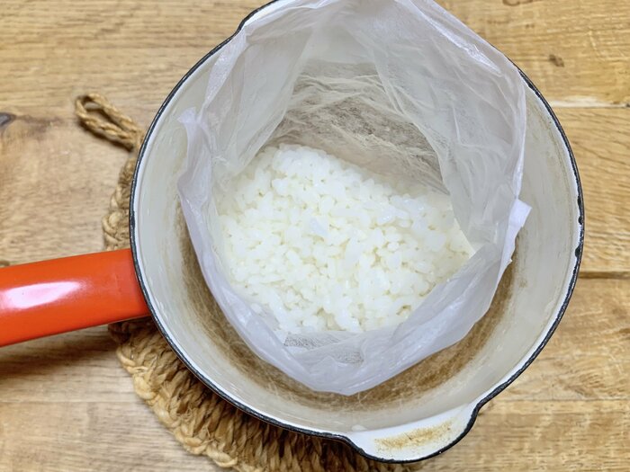 約10分間蒸らして袋を開けてみました