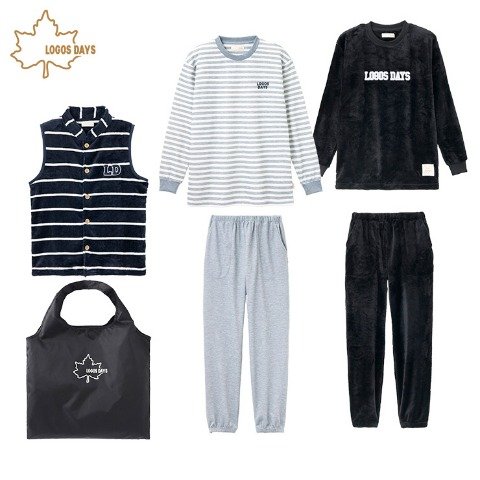 メンズ　ルームウェア4点セット【ハッピーバッグ】