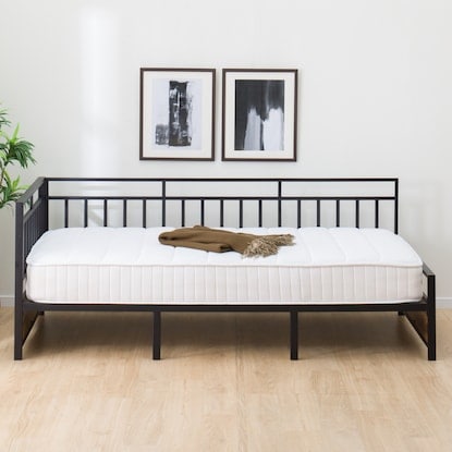 出所：ニトリ公式通販 カウチベッド(ステインBK/MBR)