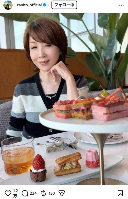出所：伊藤蘭のInstagram（＠ranito_official） 参照日：2026年2月6日
