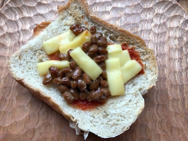 シンプル納豆トースト